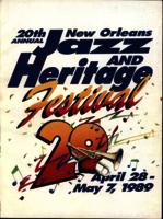 1989 Jazz Fest Program Book