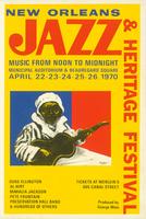 1970 Jazz Fest Promotional Poster