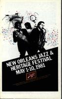 1981 Jazz Fest Pocket Brochure