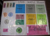 1988 Sample Pass Board