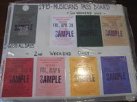 1995 Musicians Pass Board 